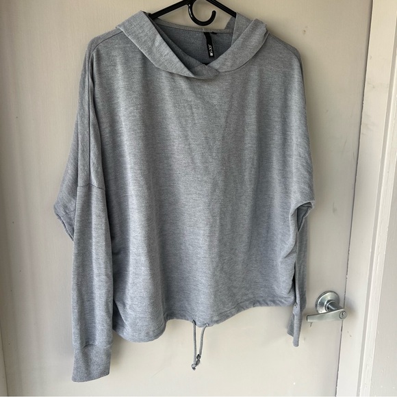 Joe’s Hoodie Sweatshirt Top with Drawstring Waistt - Picture 5 of 9